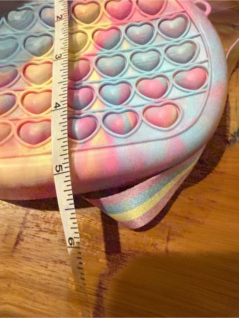 Heart Pop It Fidgit Crossbody Bag